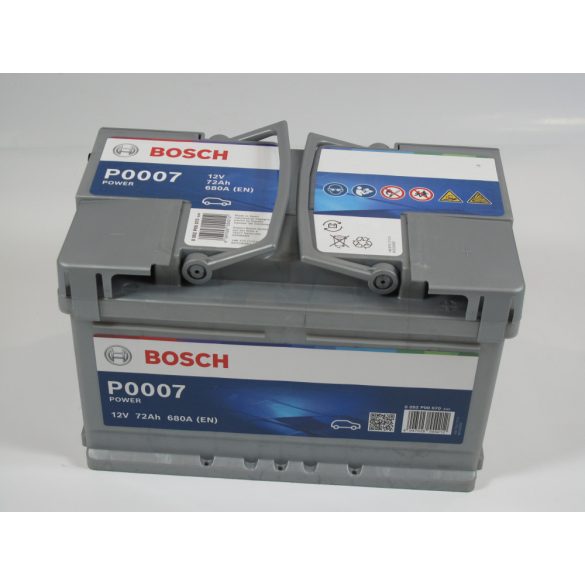 BOSCH POWER 12 V 72 Ah 680 A jobb +