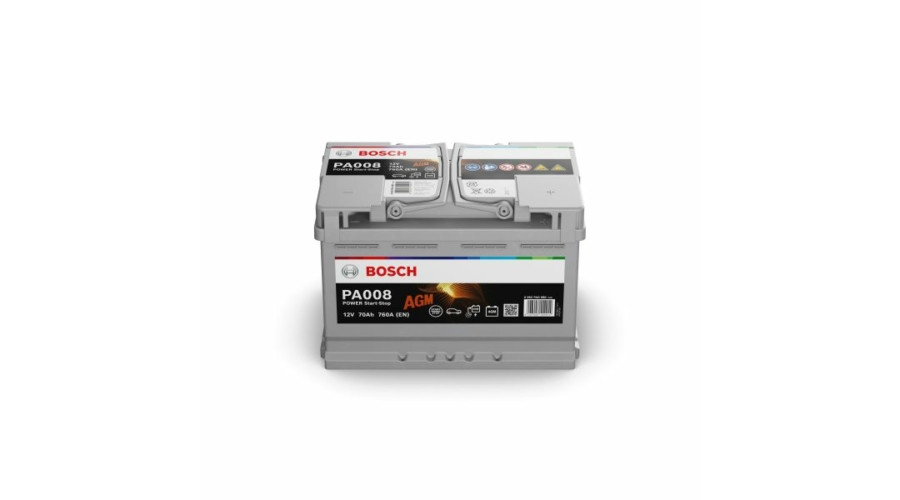 BOSCH POWER AGM LINE 12 V 70 Ah 760 A Jobb Akkumulatorde