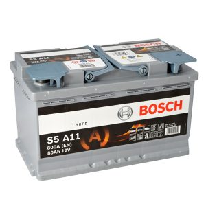 BOSCH POWER AGM LINE 12 V 80 Ah 800 A jobb +