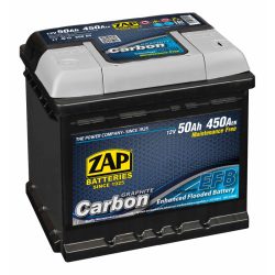 ZAP CARBON EFB 12 V 50 Ah 450 A jobb +