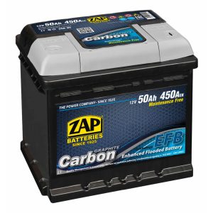 ZAP CARBON EFB 12 V 50 Ah 450 A jobb +