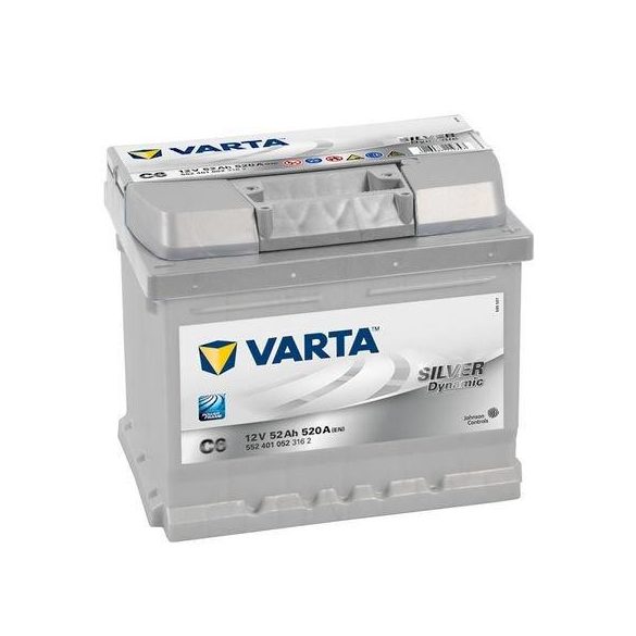 Varta Silver Dynamic 12 V 52 Ah 520 A jobb +