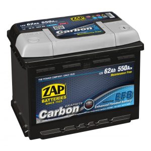 ZAP Graphite Carbon EFB 12 V 62 Ah 560 A jobb +