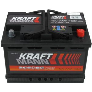 KRAFTMANN 12 V 77 Ah 780 A jobb + (Varta gyártmány)