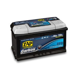 ZAP CARBON EFB 12 V 80 Ah 750 A jobb +