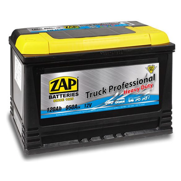 ZAP Truck 12 V 120 Ah 950 A jobb + IVECO