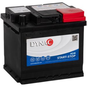 DYNAC AGM 12 V 50 Ah 540 A jobb +