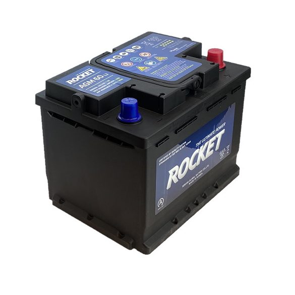 ROCKET AGM 12 V 62 Ah 640 A jobb +