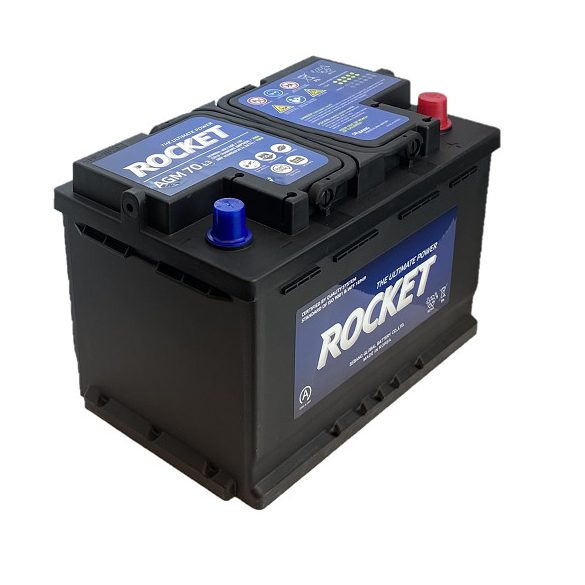 ROCKET AGM 12 V 70 Ah 760 A jobb +