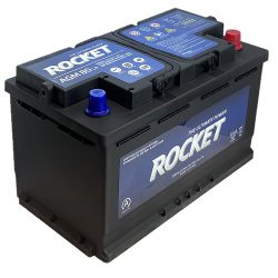 ROCKET AGM 12 V 80 Ah 800 A jobb +