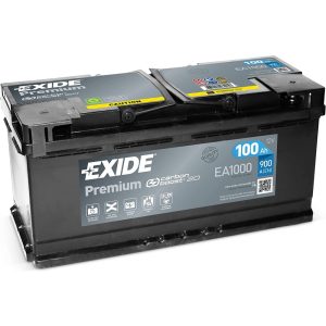 EXIDE PREMIUM EA1000 12 V 100 Ah 900 A jobb +