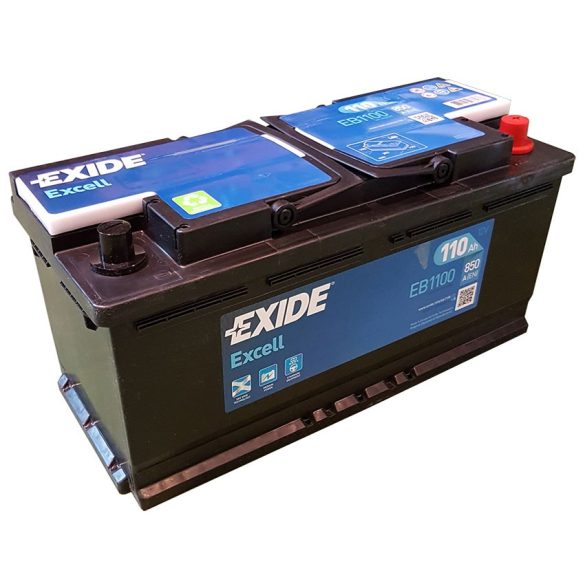 EXIDE EXCELL  AUDI 12 V 110  Ah 850 A jobb +