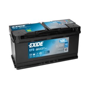 EXIDE EFB EL1050 12 V 105 Ah 950 A jobb +