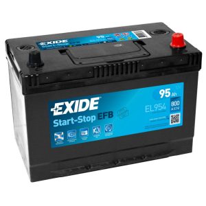 Exide EFB 12 V 95 Ah 800 A jobb + (MAZDA START-STOP)