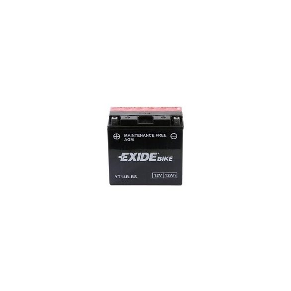 EXIDE BIKE AGM ET14B-BS 12 V  12 Ah  190 A bal +