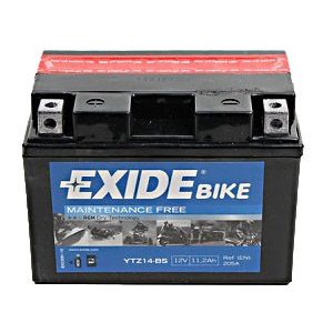 EXIDE BIKE ETZ14S (YTZ14-S) 12 V 11,2 Ah 205 A bal +