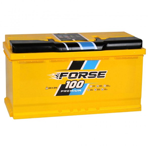 Forse 12 V 100 Ah 850 A jobb +