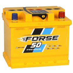 Forse 12 V 50 Ah 480 A jobb +