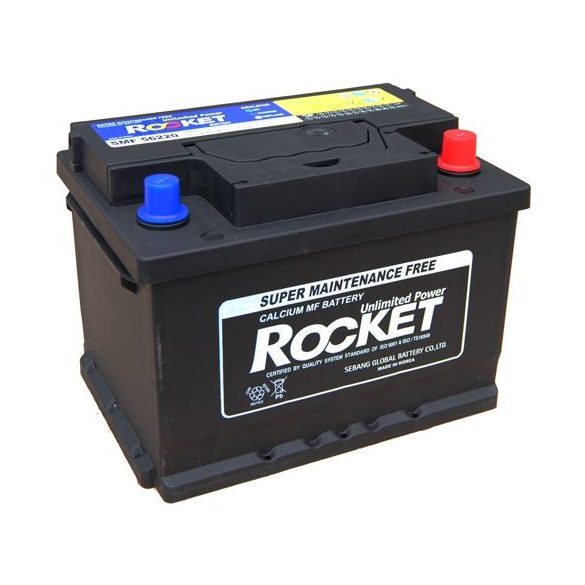 Rocket 12V 62Ah 540A jobb+