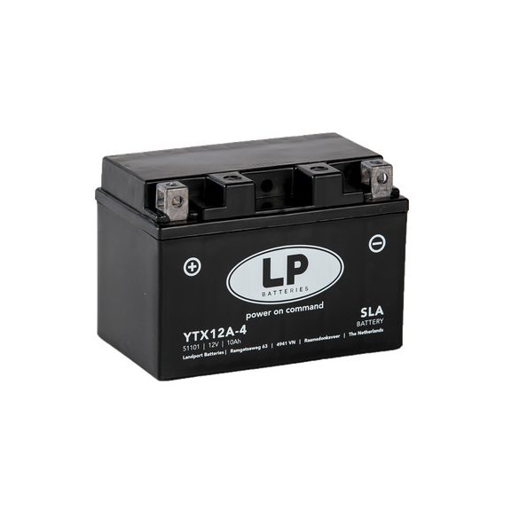 Landport YTX12A-4 12 V 10 Ah 160 A bal + (YTX9-BS,YT12A-BS)