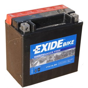 EXIDE BIKE ETX14L-BS 12 V 12 Ah 200 A jobb +