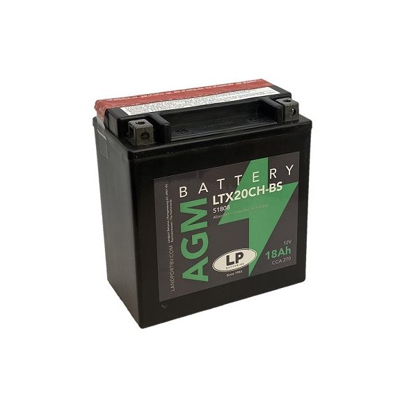 LANDPORT AGM  YTX20CH-BS 12 V 18 AH 270 A BAL+ 