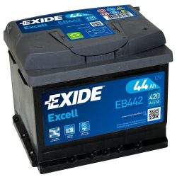 Exide Excell 12V 44 Ah 420A jobb+