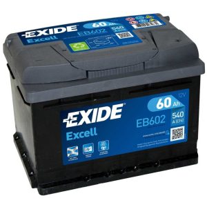 Exide Excell 12 V 60 Ah 540 A jobb+