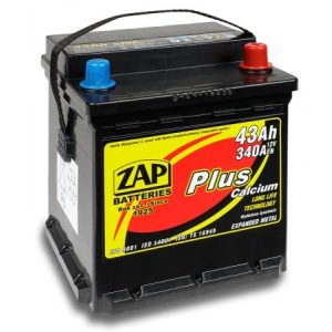 Zap Plus 12 V 43 Ah 340 A  Punto jobb+